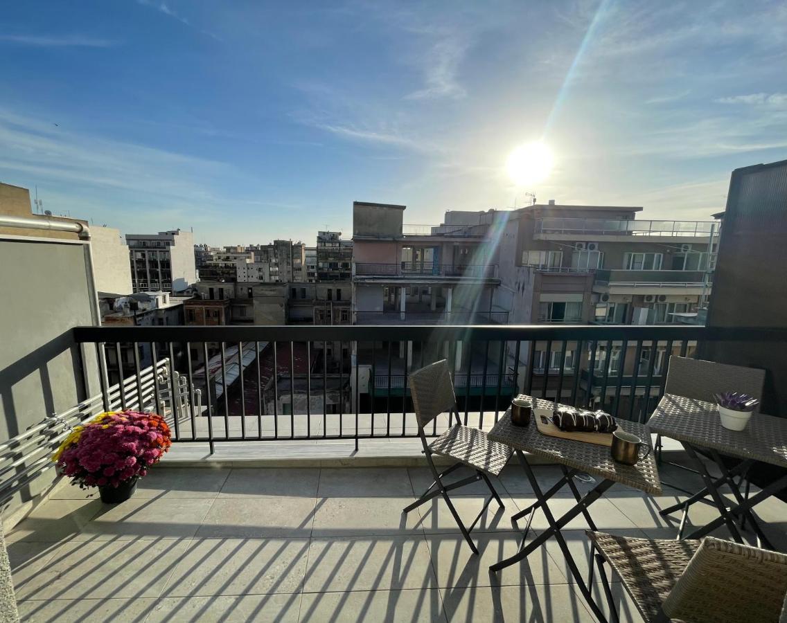 Thesspacious Apartment Thessaloniki Exterior foto